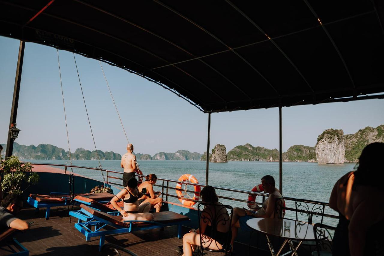 Отель Cat Ba Bay Cruises Dong Khe Sau Экстерьер фото