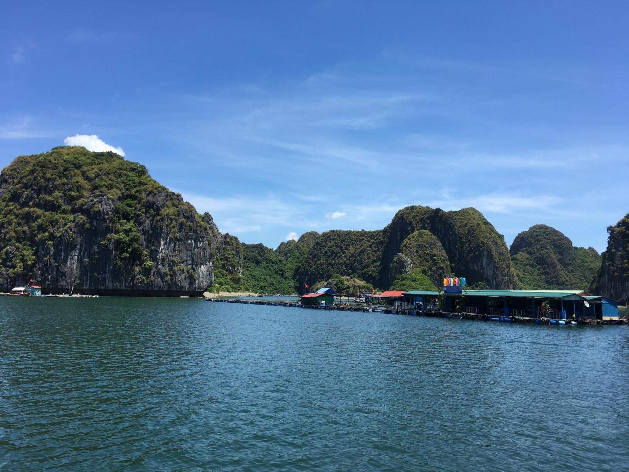 Отель Cat Ba Bay Cruises Dong Khe Sau Экстерьер фото