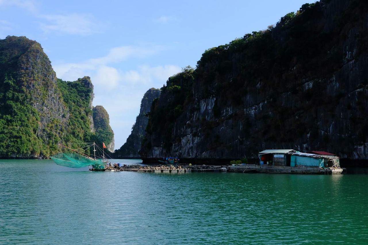 Отель Cat Ba Bay Cruises Dong Khe Sau Экстерьер фото