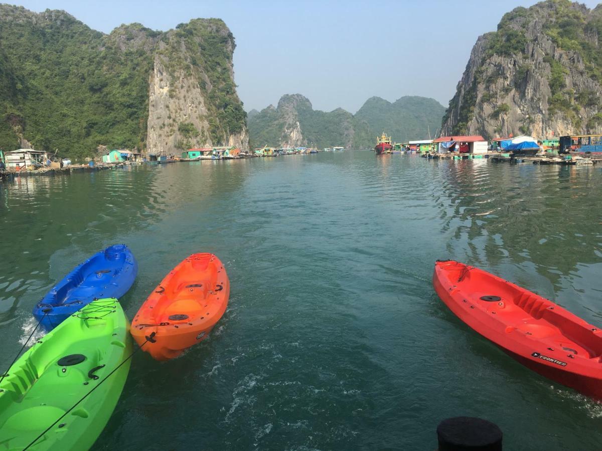 Отель Cat Ba Bay Cruises Dong Khe Sau Экстерьер фото