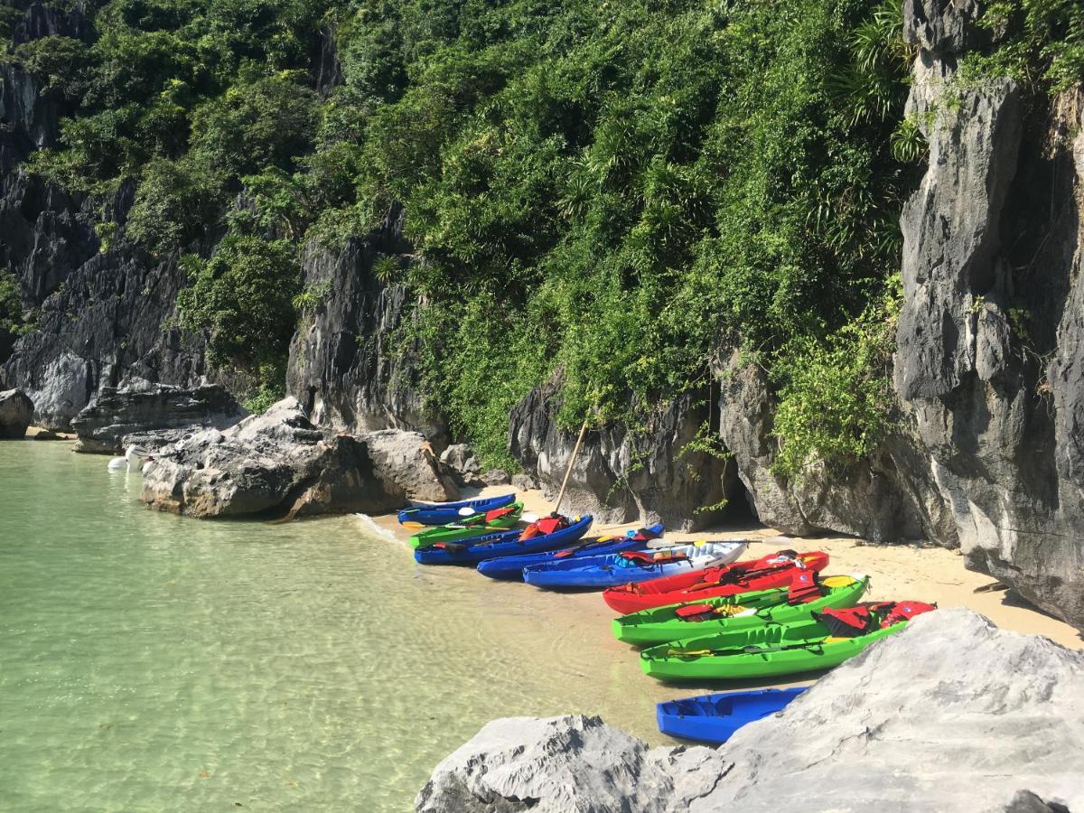 Отель Cat Ba Bay Cruises Dong Khe Sau Экстерьер фото