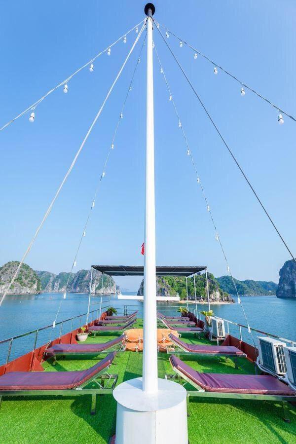 Отель Cat Ba Bay Cruises Dong Khe Sau Экстерьер фото